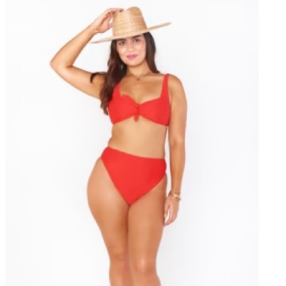 Show Me Your Mumu Red Bikini
